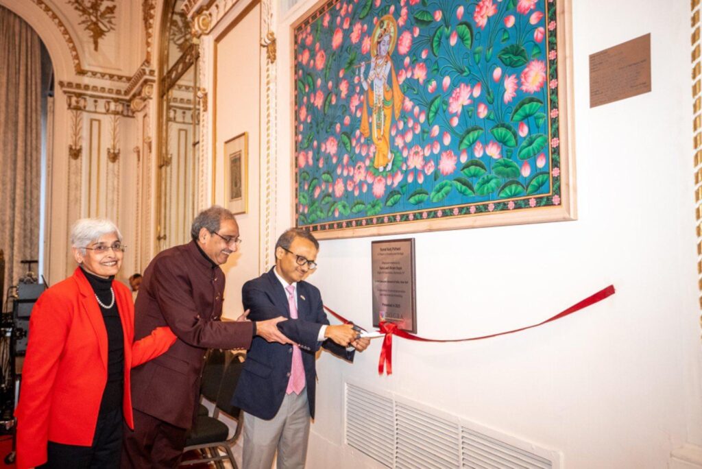 Nalini Dogra, Dr Vikram Dogra & Consul General Binaya Srikanta Pradhan