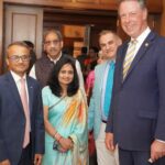 Shri Binaya Pradhan ji, Mrs. Monalisa Pradhan, Dr. Vikram Dogra, Town of Brighton Supervisor Bill Moehle
